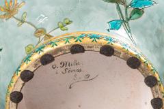 F lix Optat Milet F lix Optat Milet 47 5000 splendid cache pot with floral decoration S vres 1880 - 915496