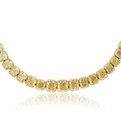 F yellow 18K Yellow Gold Light Yellow Looks Fancy Yellow Necklace - 4390926