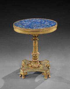 FABULOUS REGAL REGENCY GILTWOOD LAPIS LAZULI CENTREPIECE - 3145379