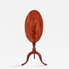 FEDERAL CANDLESTAND WITH AN INLAID OVAL TOP - 1207106