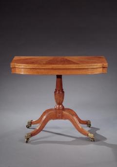 FEDERAL CARVED CARD TABLE - 3542253
