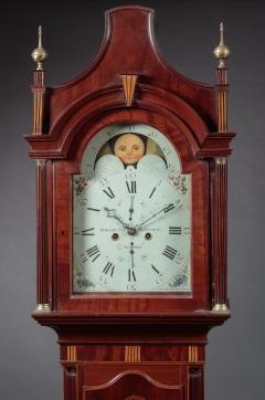 FEDERAL INLAID TALL CASE CLOCK Signed Hawxhurst and DeMilt - 1046839