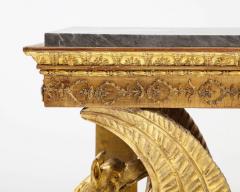 FINE CARVED GILTWOOD SWEDISH NEO CLASSICAL CONSOLE TABLE - 2820488