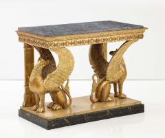 FINE CARVED GILTWOOD SWEDISH NEO CLASSICAL CONSOLE TABLE - 2820500