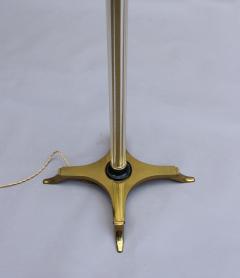 FINE FRENCH ART DECO GLASS AND BRONZE FLOOR LAMP - 992191