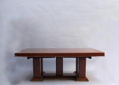 FINE FRENCH ART DECO PALISANDER EXTENDABLE DINING TABLE - 773565