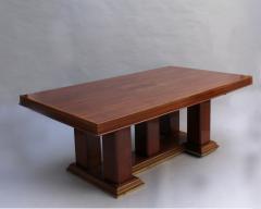 FINE FRENCH ART DECO PALISANDER EXTENDABLE DINING TABLE - 773566