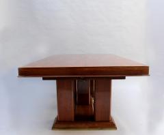 FINE FRENCH ART DECO PALISANDER EXTENDABLE DINING TABLE - 773568