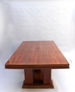 FINE FRENCH ART DECO PALISANDER EXTENDABLE DINING TABLE - 773570