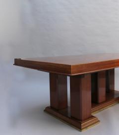 FINE FRENCH ART DECO PALISANDER EXTENDABLE DINING TABLE - 773571