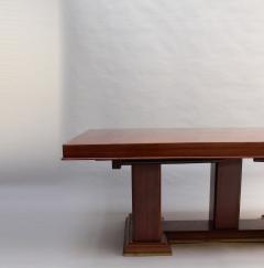 FINE FRENCH ART DECO PALISANDER EXTENDABLE DINING TABLE - 773572