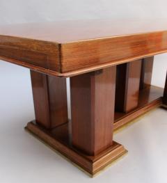 FINE FRENCH ART DECO PALISANDER EXTENDABLE DINING TABLE - 773574