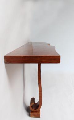 FINE FRENCH ART DECO TULIP WOOD CONSOLE - 839349