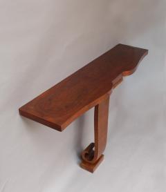 FINE FRENCH ART DECO TULIP WOOD CONSOLE - 839361