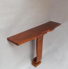 FINE FRENCH ART DECO TULIP WOOD CONSOLE - 839362