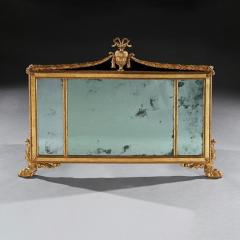 FINE NORTH ITALIAN LATE 18TH CENTURY TRIPLE PLATE OVERMANTEL MIRROR - 3283886