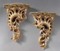 FINE PAIR OF GEORGE III GILT WOOD WALL BRACKETS - 4750682