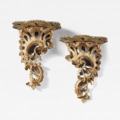 FINE PAIR OF GEORGE III GILT WOOD WALL BRACKETS - 4758142