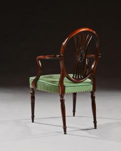FINE PAIR OF NEO CLASSICAL GEORGE III ARMCHAIRS AFTER ROBERT ADAM - 2163462