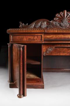 FINE QUALITY MAHOGANY WILLIAM IV BREAKFRONT FRONT SIDEBOARD - 1756549
