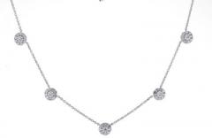 FIORE FIVE STATION DIAMOND NECKLACE - 2768544