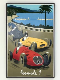 FORMULA 1 VINTAGE LINEN BACKED POSTER - 4598804