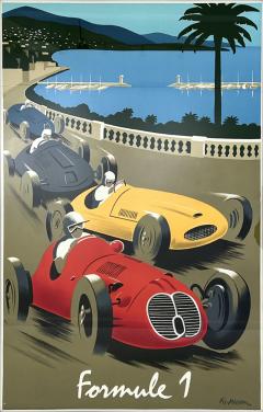 FORMULA 1 VINTAGE LINEN BACKED POSTER - 4603230