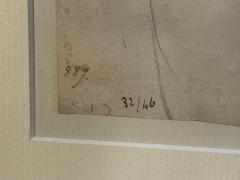 FRAMED MODERN STUDY OF HANDS DRAWING SIGNED DATED - 4283053