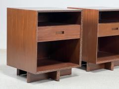 FRANK LLOYD WRIGHT FOR HENREDON PAIR OF NIGHTSTANDS - 3766104