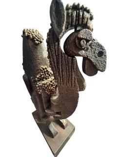 FRANK MEISLER BRUTALIST ARTICULATED METAL CAMEL SCULPTURE BY FRANK MEISLER - 4442718