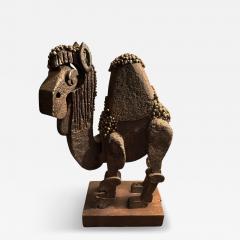 FRANK MEISLER BRUTALIST ARTICULATED METAL CAMEL SCULPTURE BY FRANK MEISLER - 4444122