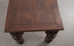 FRENCH 18TH CENTURY HAND CARVED OAK CENTER TABLE - 943145