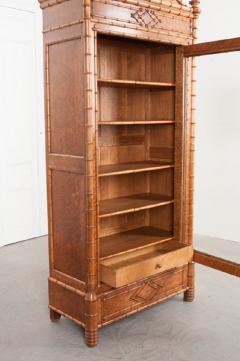 FRENCH 19TH CENTURY FAUX BAMBOO BIBLIOTH QUE - 744736