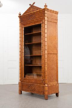FRENCH 19TH CENTURY FAUX BAMBOO BIBLIOTH QUE - 744744