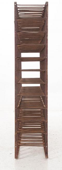 FRENCH 19TH CENTURY HAND FORGED IRON WINE RACK - 696992