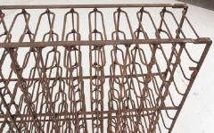 FRENCH 19TH CENTURY HAND FORGED IRON WINE RACK - 696993