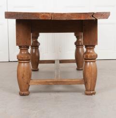 FRENCH 19TH CENTURY REFECTORY STYLE OAK FARMHOUSE TABLE - 955876