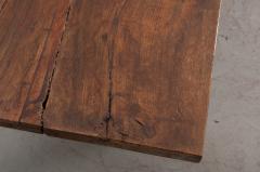 FRENCH 19TH CENTURY REFECTORY STYLE OAK FARMHOUSE TABLE - 955878