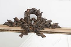 FRENCH 19TH CENTURY TALL PAINTED MANTLE MIRROR - 697037