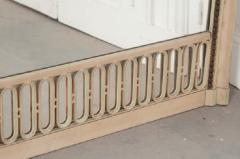 FRENCH 19TH CENTURY TALL PAINTED MANTLE MIRROR - 697041