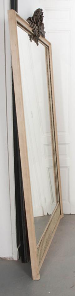 FRENCH 19TH CENTURY TALL PAINTED MANTLE MIRROR - 697043