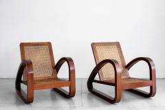 FRENCH ART DECO CANED CHAIRS - 1207735