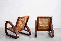 FRENCH ART DECO CANED CHAIRS - 1207756