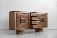 FRENCH ART DECO SIDEBOARD IN CERUSED OAK CIRCA 1940 - 1019882