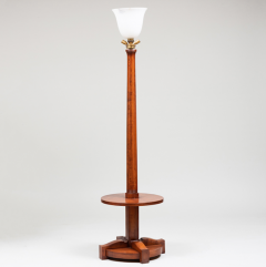 FRENCH ART DECO TULIPWOOD FLOOR LAMP - 1911391
