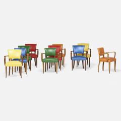 FRENCH Assembled set of ten bridge chairs - 2387367