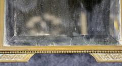 FRENCH EMPIRE BRONZE ENAMEL AND GLASS DRESSING MIRROR - 4279415