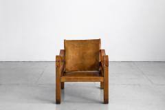 FRENCH LEATHER SAFARI CHAIRS - 1423631