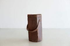 FRENCH LEATHER UMBRELLA STAND - 1550270