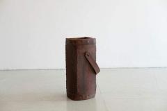 FRENCH LEATHER UMBRELLA STAND - 1550271